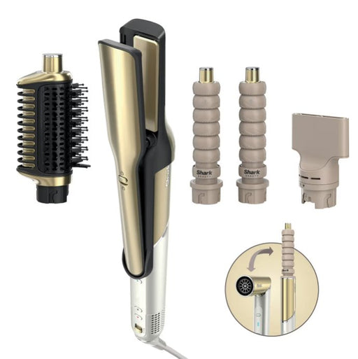 EAN 622356360289 - Shark Glam Straight & Waves multistyler Herramienta de peinado con múltiples accesorios Airflow Oro imagen 1