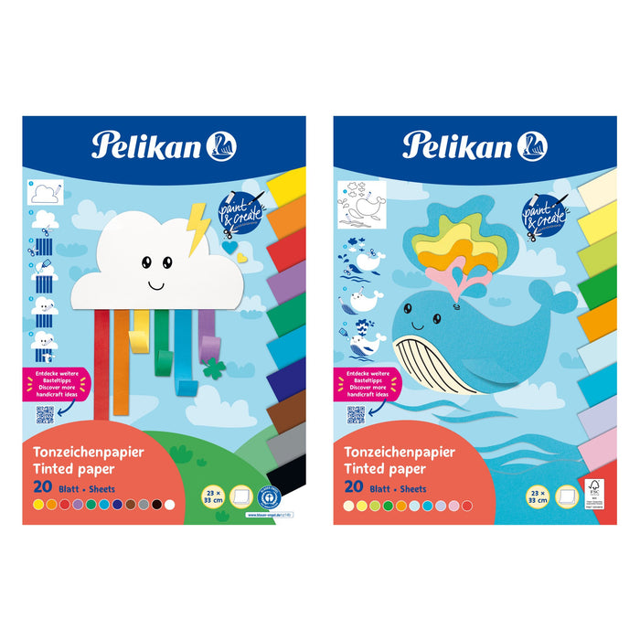 EAN 4012700101587 - Pelikan 101585 cartón y papel de construcción 120 g/m² 20 hojas imagen 3