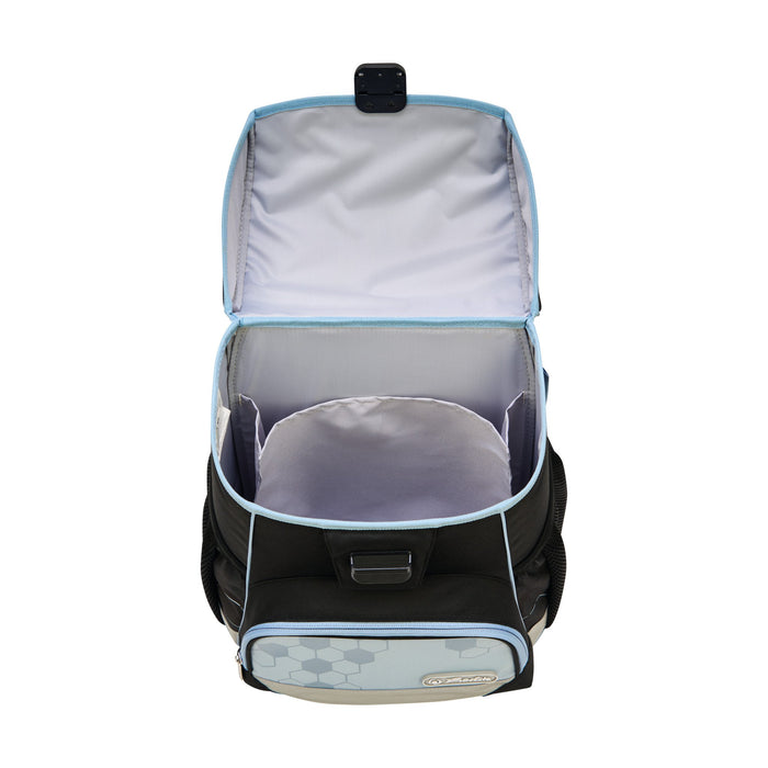 EAN 4008110399737 - Herlitz Loop Plus Cyber Soccer juego de mochila escolar Niño Poliéster Azul, Azul oscuro imagen 3