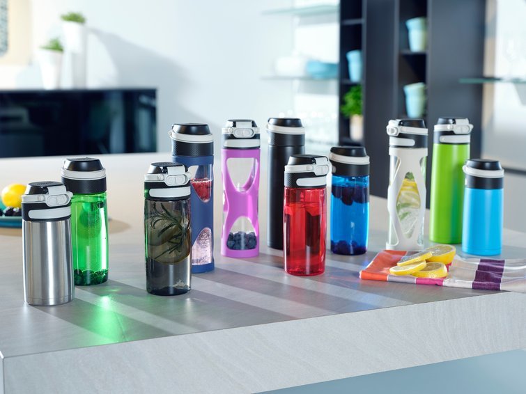 EAN 4006501032775 - Leifheit 03277 taza de viaje 600 ml Negro, Verde Acero inoxidable imagen 9