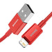 EAN 6953156205437 - Baseus CALYS-A09 cable de conector Lightning 1 m Rojo imagen 2