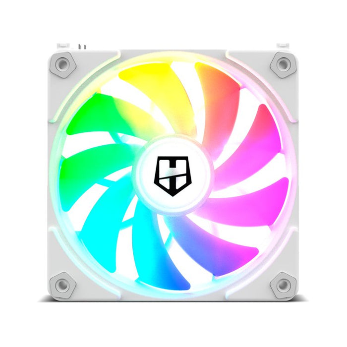 EAN 8436587973970 - NOX Hummer EASY LINK Carcasa del ordenador Refrigerador de aire 12 cm Blanco 3 pieza(s) imagen 3