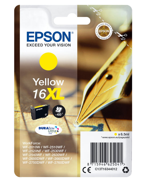 EAN 8715946518886 - Epson Pen and crossword C13T16344012 cartucho de tinta 1 pieza(s) Original Alto rendimiento (XL) imagen 1