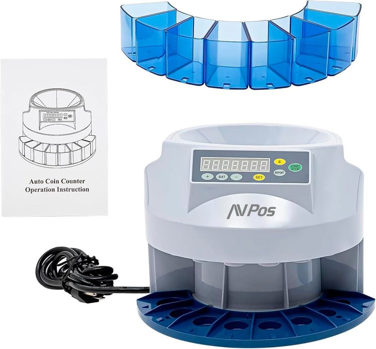 EAN 7427250946675 - AVPos AVP-CCM6 contador de dinero Contador de monedas Negro imagen 14