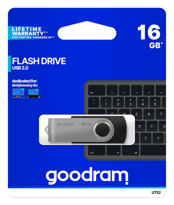 EAN 5908267920350 - Goodram UTS2 unidad flash USB 16 GB USB tipo A 2.0 Negro imagen 5