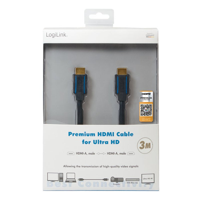 EAN 4052792041118 - LogiLink CHB005 cable HDMI 3 m HDMI tipo A (Estándar) Negro imagen 6