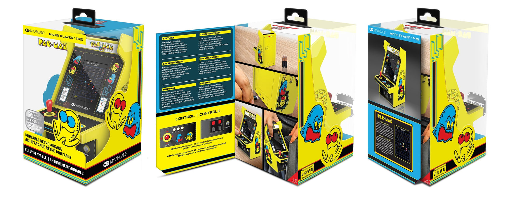 EAN 845620041947 - My Arcade PAC-MAN Micro Player Pro videoconsola portátil 6,98 cm (2.75") Multicolor imagen 13
