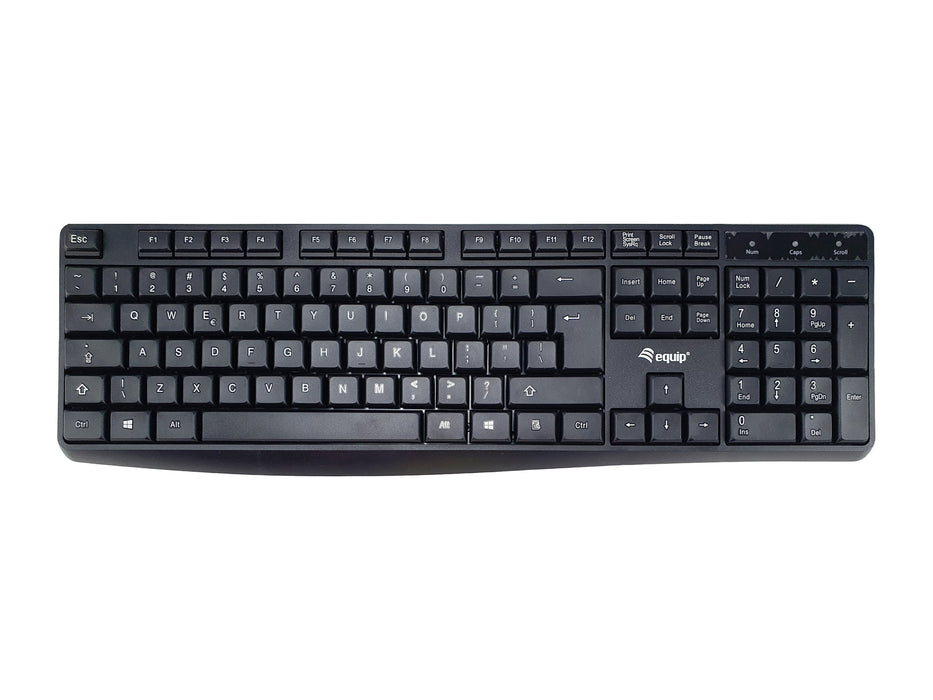 EAN 4015867230510 - Equip 245215 teclado Oficina USB QWERTY Inglés de EE. UU. Negro imagen 1
