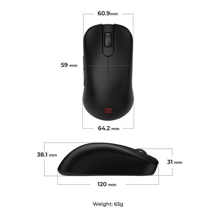 EAN 4718755094422 - BenQ ZOWIE S2-DW ratón Juego mano derecha RF inalámbrico 3200 DPI imagen 7