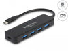 EAN 4043619641703 - DeLOCK 64170 hub de interfaz USB 3.2 Gen 1 (3.1 Gen 1) Type-C 5000 Mbit/s Negro imagen 2