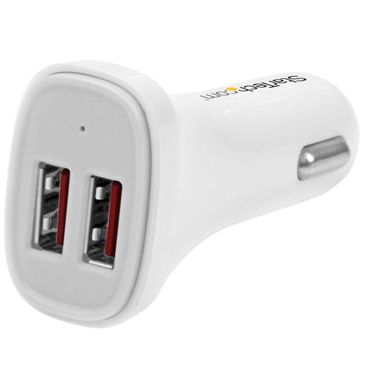 EAN 0065030866064 - StarTech.com USB2PCARWHS cargador de dispositivo móvil Universal Blanco Encendedor de cigarrillos Auto imagen 1