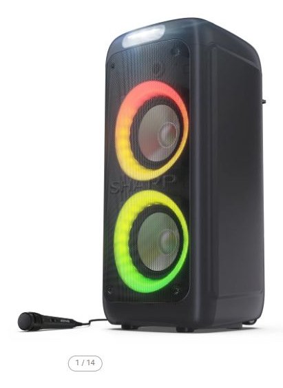 EAN 4974019204482 - Sharp PS-949 altavoz portátil o de fiesta Altavoz para fiestas Negro imagen 1