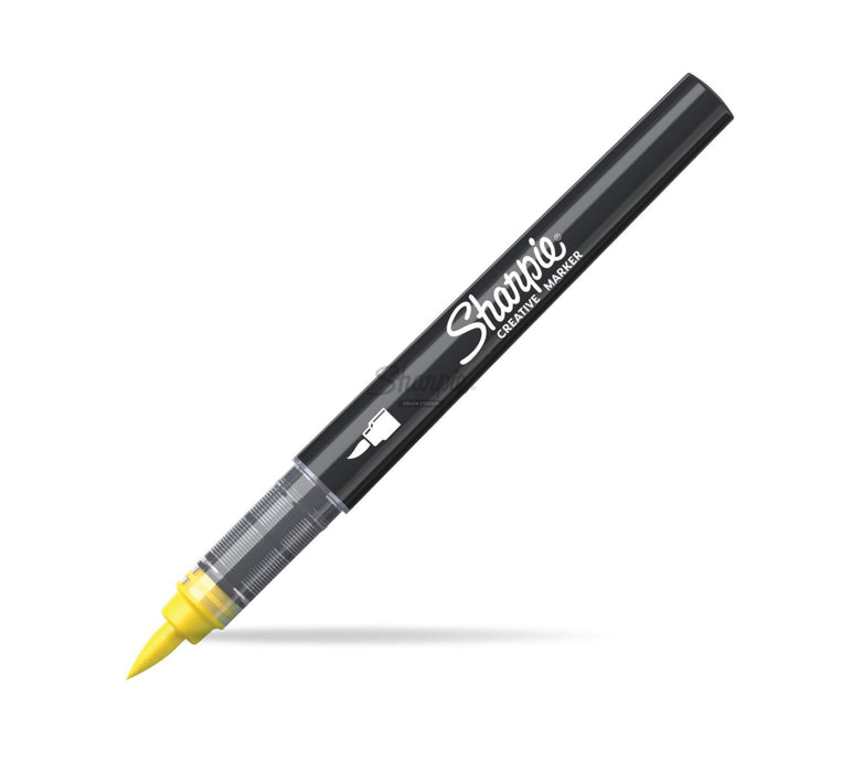 EAN 3026982055590 - Sharpie 2218065 marcador 1 pieza(s) Punta de pincel Amarillo imagen 1