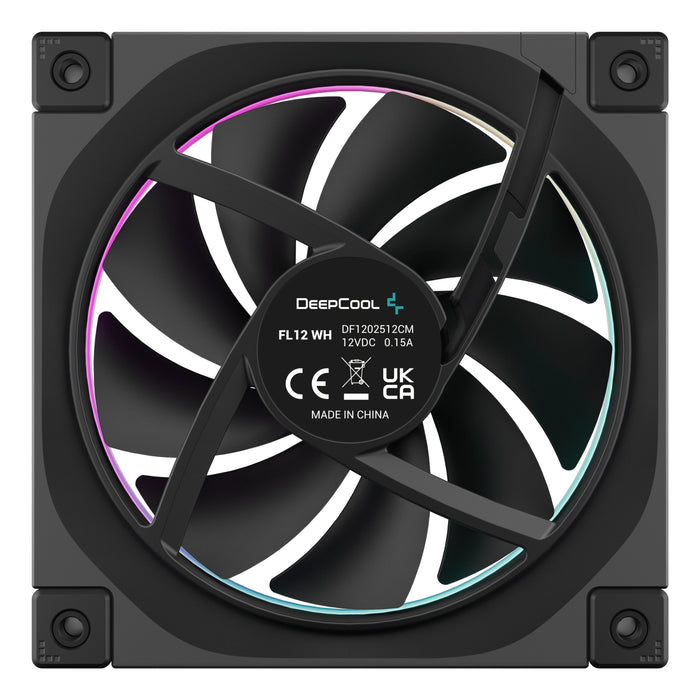EAN 6933412711063 - DeepCool FL12 Carcasa del ordenador Ventilador 12 cm Negro 1 pieza(s) imagen 4