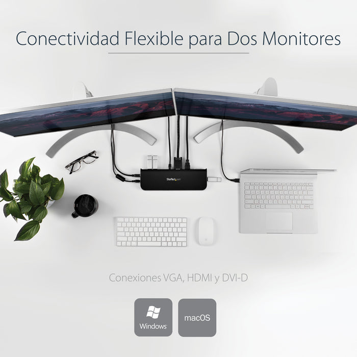 EAN 0065030851299 - StarTech.com USB3SDOCKHDV base para portátil y replicador de puertos Alámbrico USB 3.2 Gen 1 (3.1 Gen 1)  imagen 9