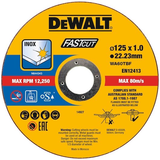 EAN 5054905288471 - DeWALT DT20540-QZ accesorio para amoladora angular Disco de desbaste imagen 1