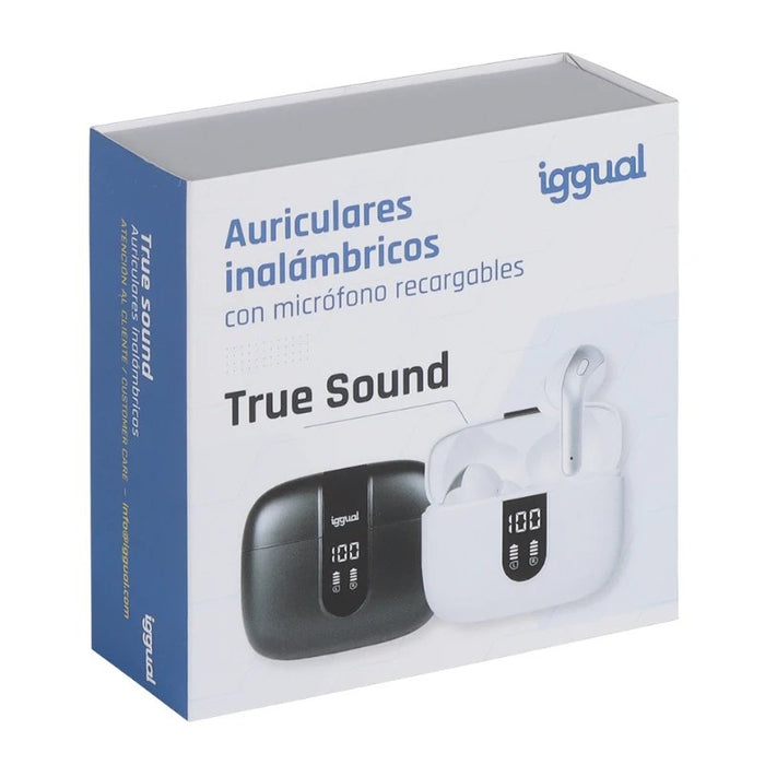 EAN 8435364319345 - iggual True Sound Auriculares True Wireless Stereo (TWS) Dentro de oído Llamadas/Música Bluetooth Negro imagen 4