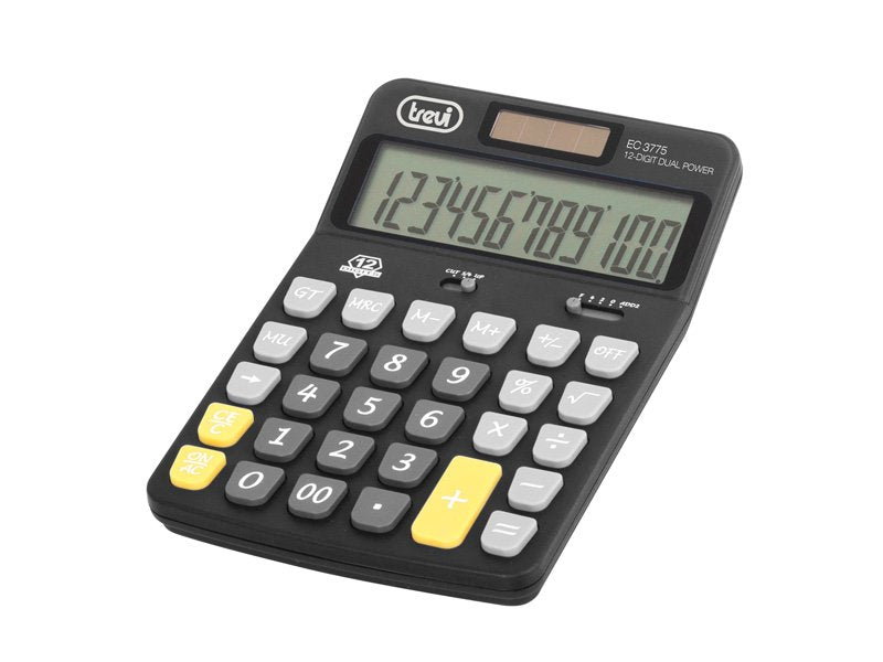 EAN 8011000822273 - Trevi EC 3775 calculadora Escritorio Calculadora financiera Negro imagen 1