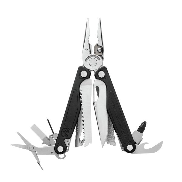 EAN 0037447000607 - Leatherman Charge+ alicate multiherramienta para bolsillo 19 herramientas Negro, Acero inoxidable imagen 1