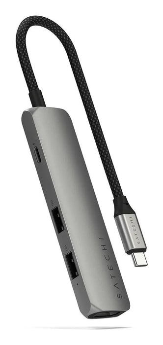 EAN 810086361700 - Satechi ST-P4SM hub de interfaz USB Tipo C 10000 Mbit/s Gris imagen 5