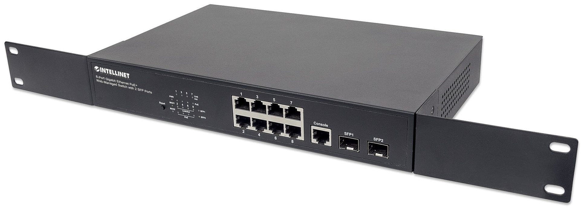 EAN 0766623561167 - Intellinet 561167 switch Gestionado Gigabit Ethernet (10/100/1000) Energía sobre Ethernet (PoE) Negro imagen 6