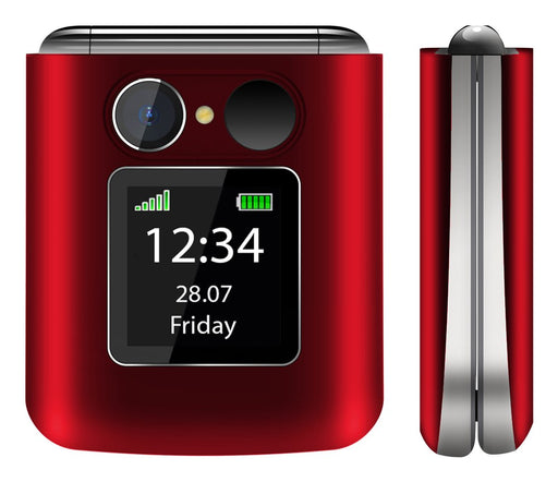 EAN 9120124822409 - Beafon Fold 10 LTE 5,59 cm (2.2") 95 g Negro, Rojo Teléfono para personas mayores imagen 2