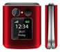EAN 9120124822409 - Beafon Fold 10 LTE 5,59 cm (2.2") 95 g Negro, Rojo Teléfono para personas mayores imagen 2