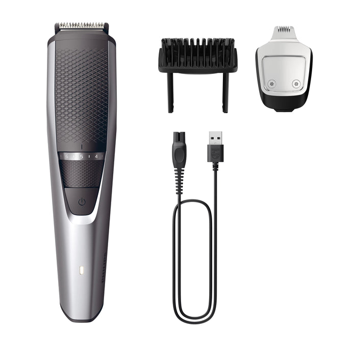 EAN 8720689025171 - Philips BEARDTRIMMER Series 3000 BT3239/15 depiladora para la barba Batería 20 1 cm Negro, Plata imagen 1