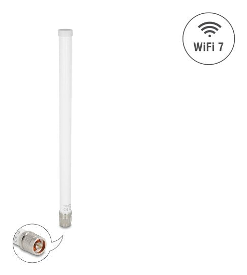 EAN 4043619814558 - DeLOCK 81455 antena para red Antena omnidireccional Clase N 6,6 dBi imagen 1