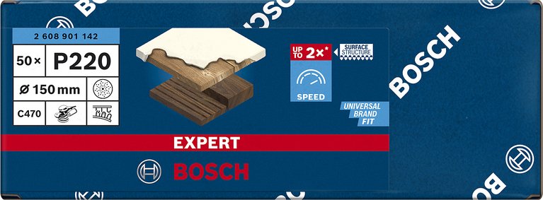 EAN 4059952544809 - Bosch Expert C470 50 pieza(s) Disco de lijado imagen 2
