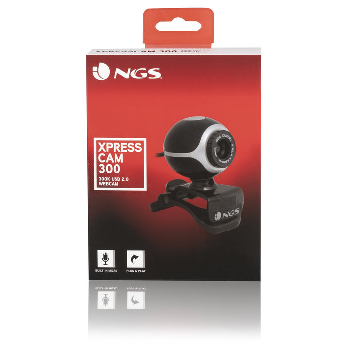 EAN 8436001305790 - NGS Xpresscam300 cámara web 8 MP 1920 x 1080 Pixeles USB 2.0 Negro, Plata imagen 5