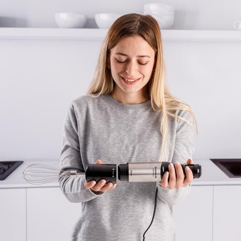 EAN 8414234164001 - Taurus HBA1500X licuadora 0,5 L Batidora de inmersión 1500 W Negro, Acero inoxidable imagen 6