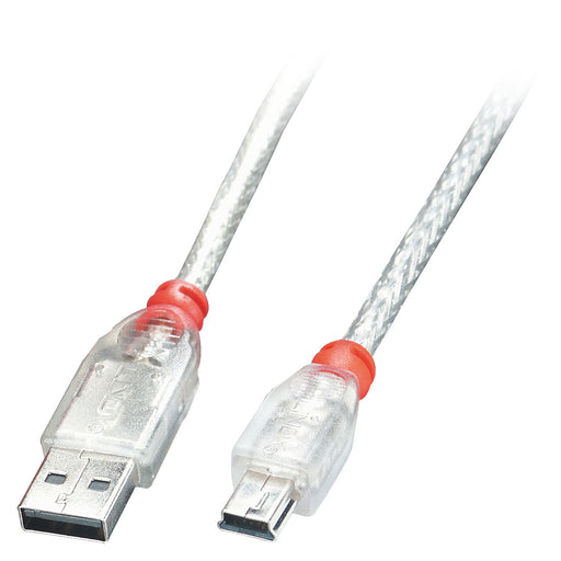 EAN 4002888417815 - Lindy 41781 cable USB USB 2.0 0,5 m USB A Mini-USB B Transparente imagen 1