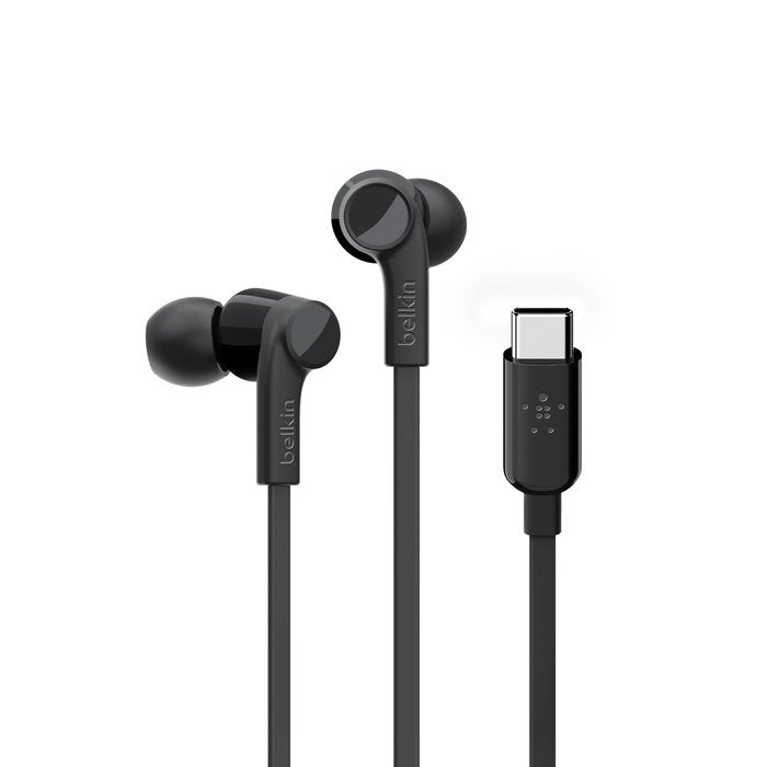 EAN 0745883775514 - Belkin ROCKSTAR Auriculares Alámbrico Dentro de oído Llamadas/Música USB Tipo C Negro imagen 1