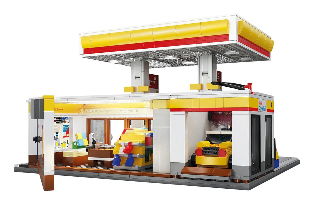 EAN 4042774474904 - Jamara CaDA Shell Gas Station with Shop and Car Wash imagen 3