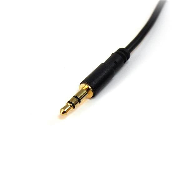 EAN 0065030841238 - StarTech.com MU10MMS cable de audio Negro imagen 2