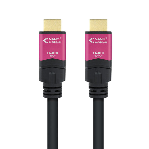EAN 8433281009783 - Nanocable 10.15.3730 cable HDMI 30 m HDMI tipo A (Estándar) Negro, Rosa imagen 2