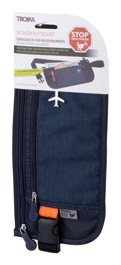 EAN 4024023021756 - TROIKA SICHERHEITSGURT riñonera Poliéster Azul imagen 3