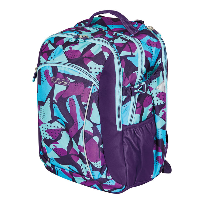 EAN 4008110344751 - Herlitz Ultimate CamoPurple mochila Mochila escolar Azul, Púrpura Poliéster imagen 1