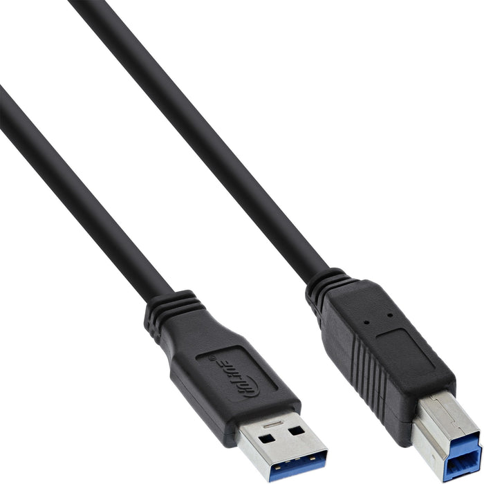 EAN 4043718130061 - InLine 35305 cable USB 0,5 m USB A USB B Negro imagen 1