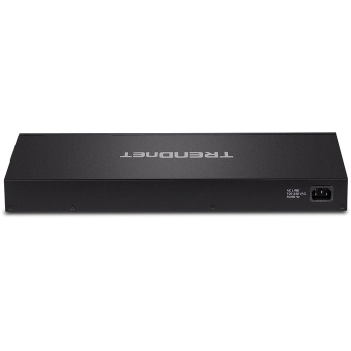 EAN 0710931161526 - Trendnet TPE-3018LS switch Gestionado Gigabit Ethernet (10/100/1000) Energía sobre Ethernet (PoE) 1U Negr imagen 3