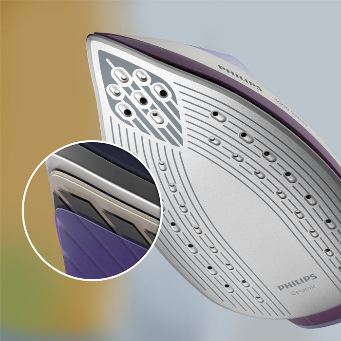 EAN 8720389029493 - Philips 3000 series PSG3000/30 estación plancha al vapor 2400 W 1,4 L Suela de cerámica Púrpura, Blanco imagen 3