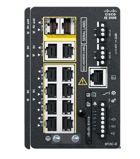EAN 889728463775 - Cisco Catalyst IE3105 Gestionado L2 Gigabit Ethernet (10/100/1000) Negro imagen 1