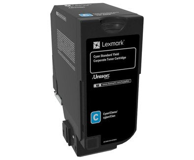 EAN 0734646614207 - Lexmark 74C2SCE cartucho de tóner 1 pieza(s) Original Cian imagen 1