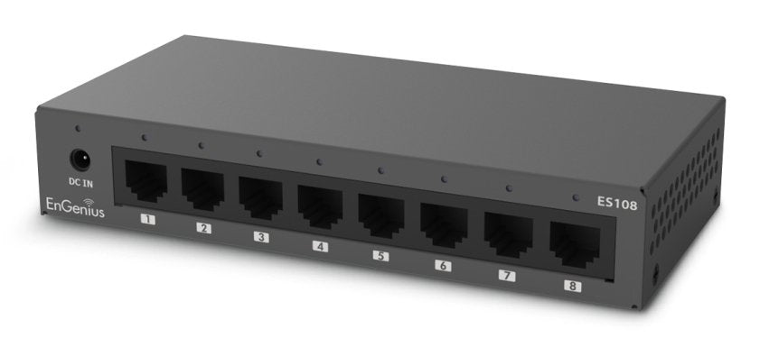 EAN 4711488350254 - EnGenius ES108 switch No administrado Gigabit Ethernet (10/100/1000) Negro imagen 4