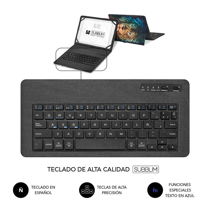 EAN 8436586742447 - SUBBLIM SUBKT5-BTTL30 teclado para móvil QWERTY Español Bluetooth Multicolor imagen 5