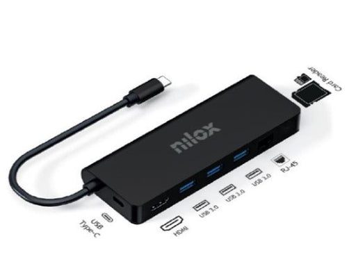 EAN 8054320847489 - Nilox DOCK USB-C 8 IN 1 HDMI 4K 0 Mbit/s imagen 1