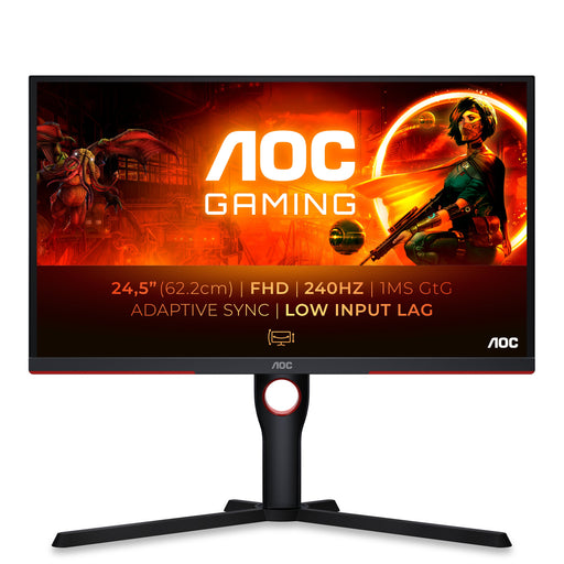 EAN 4038986140911 - AOC G3 25G3ZM/BK pantalla para PC 62,2 cm (24.5") 1920 x 1080 Pixeles Full HD Negro, Rojo imagen 1