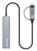 EAN 766623181075 - Manhattan 181075 hub de interfaz USB 3.2 Gen 1 (3.1 Gen 1) Type-A + Type-C 5000 Mbit/s Gris imagen 4