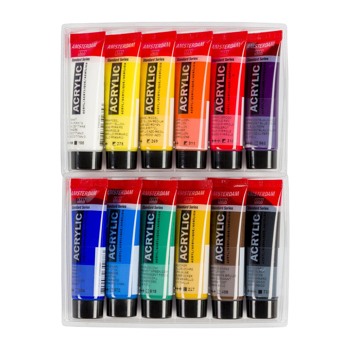 EAN 8712079329327 - Amsterdam 17820412 pintura acrílica 20 ml Negro, Azul, Marrón, Verde, Púrpura, Rojo, Blanco, Amarillo Tub imagen 3